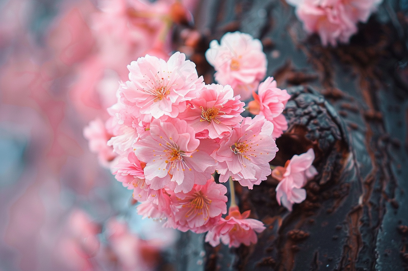 春日樱花花朵摄影图(4032x2688)