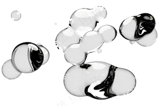 透明无背景水滴液体17免扣元素