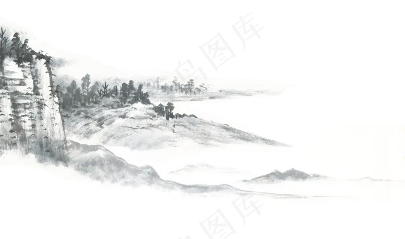 新中式水墨山水画141