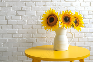 向日葵向阳鲜花摄影图