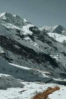 冬季的宁静山脉