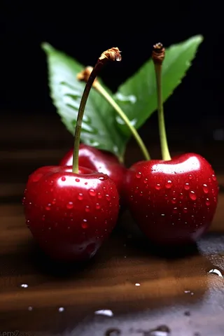 新鲜樱桃车厘子水果摄影图