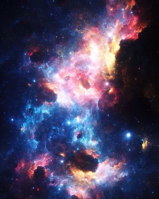 蓝天夜里天空背景