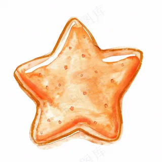 星星五角星天气卡通插画免抠