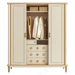 免扣3d场景衣帽间