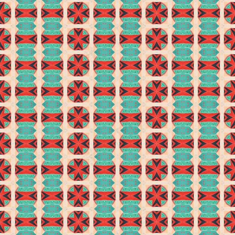 复古几何图案