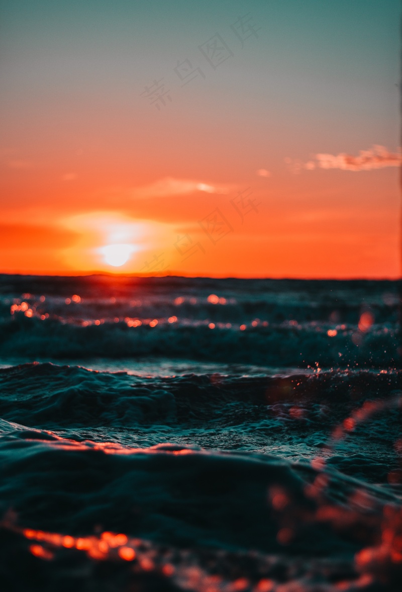夕阳晚霞图片