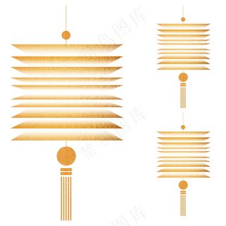 中式国风节日装饰元素灯笼