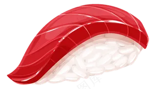 插画风格寿司免扣素材