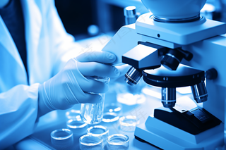 科研人员实验室器材科学医疗摄影图