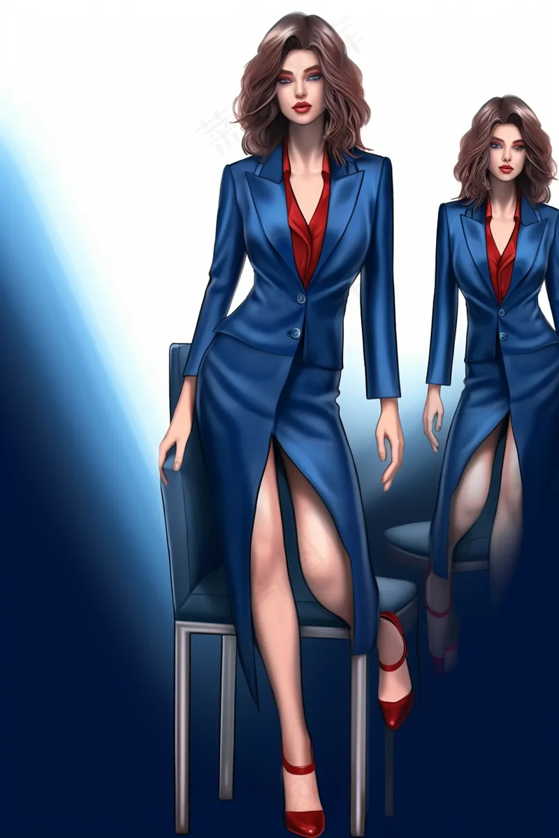 西服礼服定制手稿插画背景(2688x4032)
