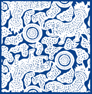 古代青花瓷图案花纹中国风图案祥云纹理传统图腾PNG免扣素材