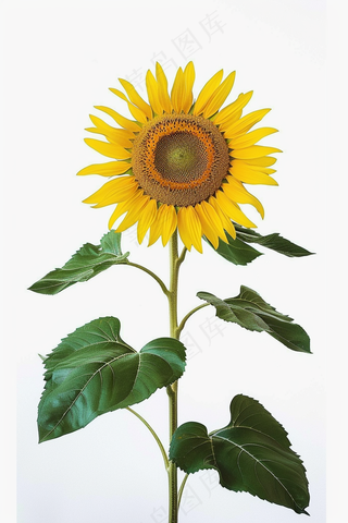 向日葵向阳鲜花摄影图