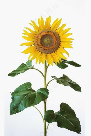 向日葵向阳鲜花摄影图