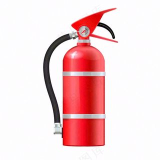 灭火器消防器材卡通插画免抠
