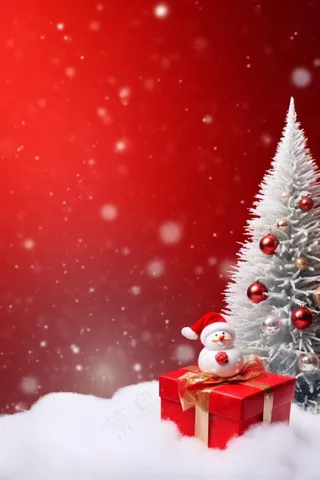 圣诞礼物可爱背景