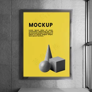 地铁站车站广告牌灯箱样机32样机