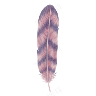水彩羽毛免扣