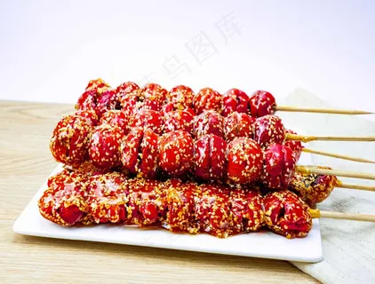 特色糖葫芦小吃美食