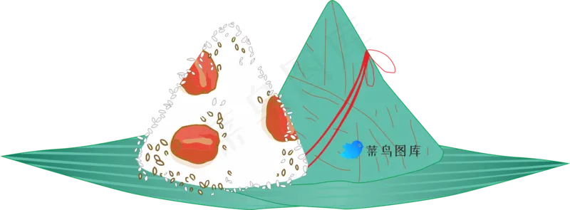 粽子插画图片素材cdr矢量模版下载