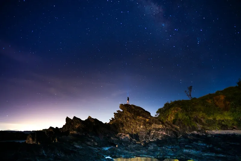 孤独探索者在星辉下的夜晚 孤独探索者在星辉下的夜晚