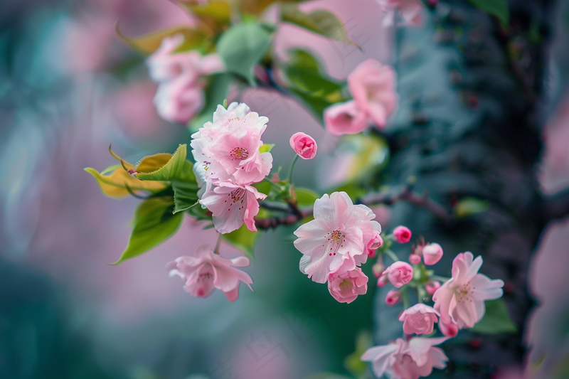 春日樱花花朵摄影图(4032x2688)