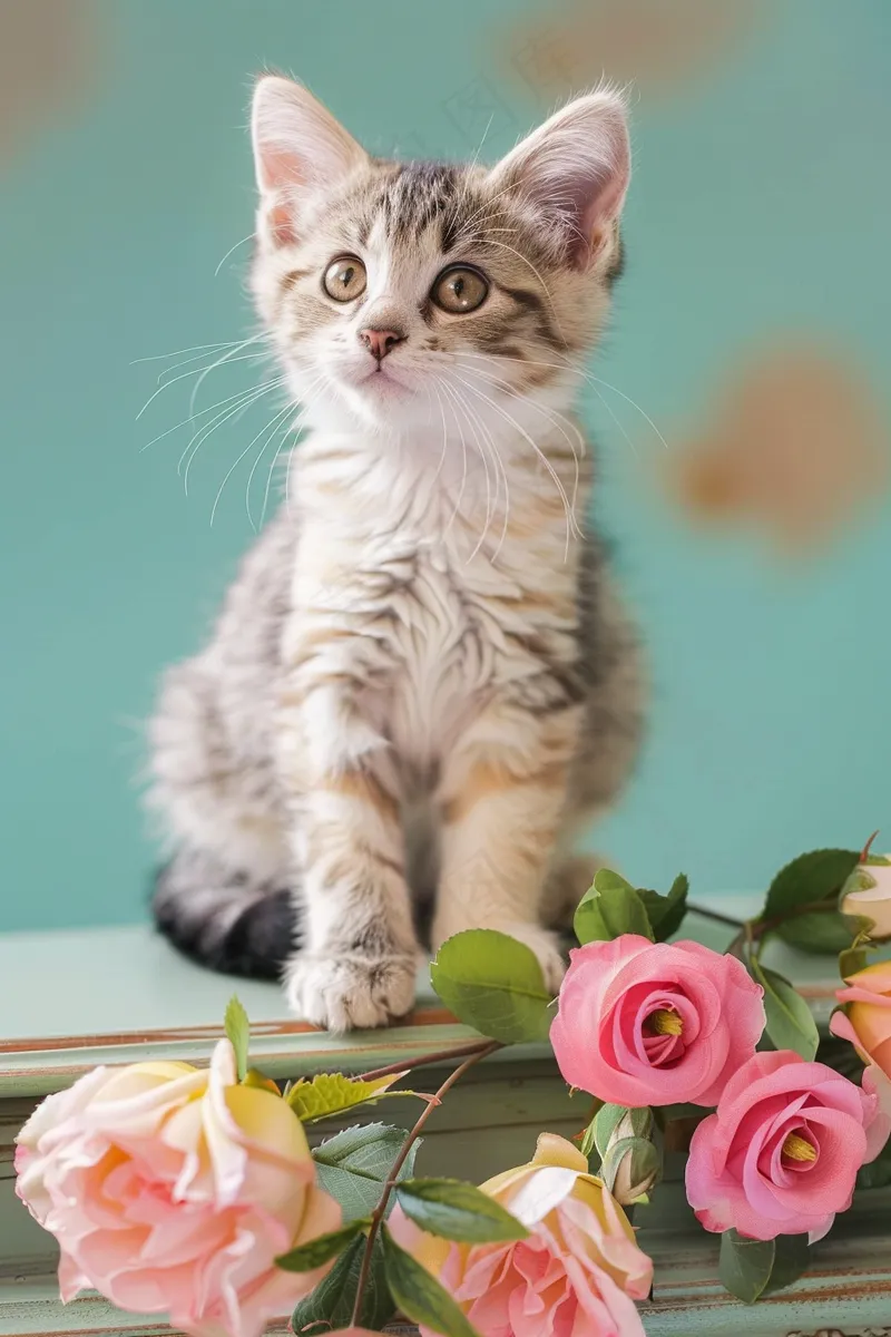 猫咪宠物猫可爱动物摄影图(2688x4032)