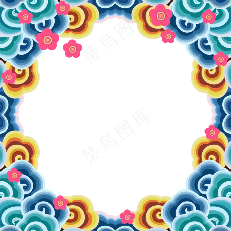 中国风祥云57免扣素材