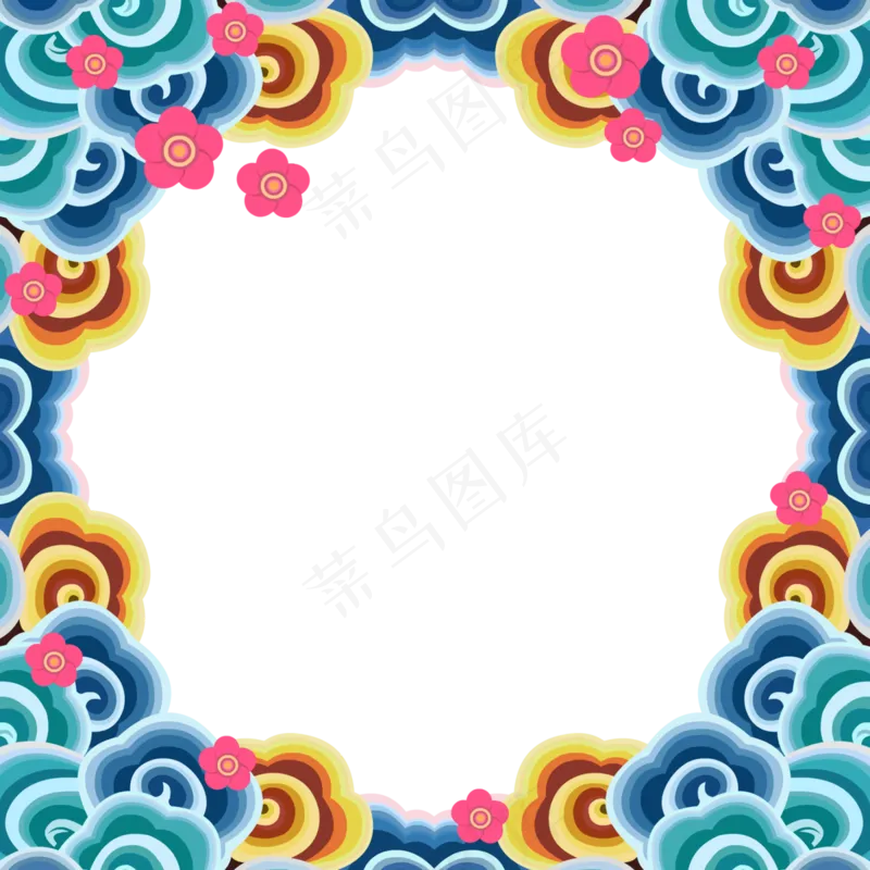 中国风祥云57免扣素材