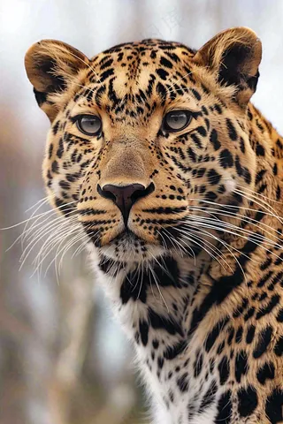 猎豹凶猛的豹子头部面部特写保护动物摄影图