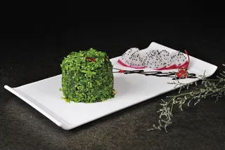 干椒炝油菜苔  23元