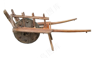 免抠推车独轮车