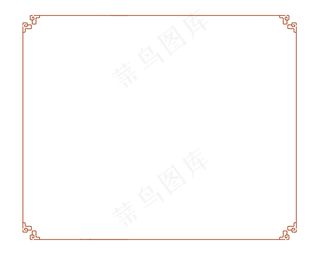 传统中国风免抠线框