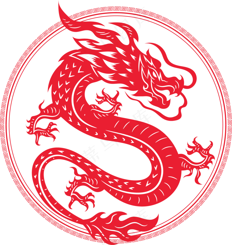中国风金色龙元素古风水墨龙png免抠透明素材装饰图片PS素材