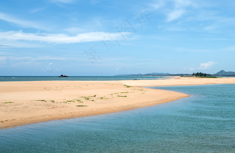 大海沙滩图片
