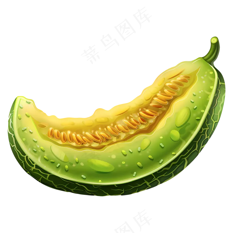 免抠一片蜜瓜