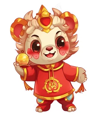 可爱卡通龙形象