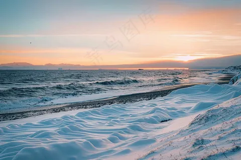 清晨日出朝霞云层摄影图