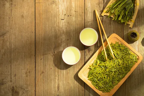 龙井绿茶茶饮茶叶