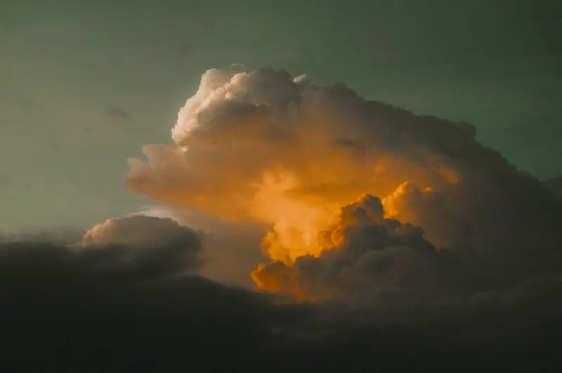 夕阳晚霞图片