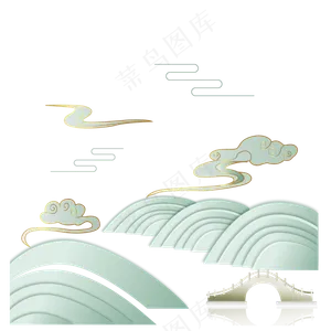 中国风祥云46免扣素材