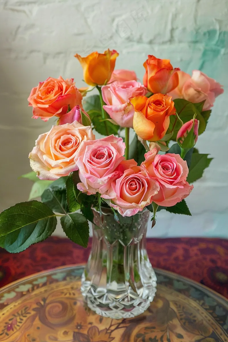 玫瑰花鲜花花朵摄影图(2688x4032)