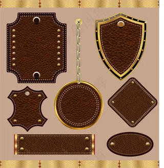 皮革皮具矢量素材