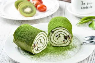 抹茶蛋糕甜品小吃