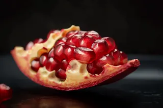 石榴水果摄影图