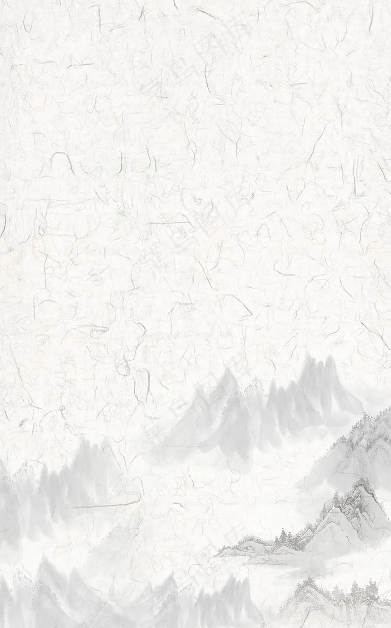 山水展板背景psd模版下载
