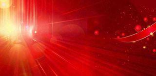 红色科技风粒子流光特效背景