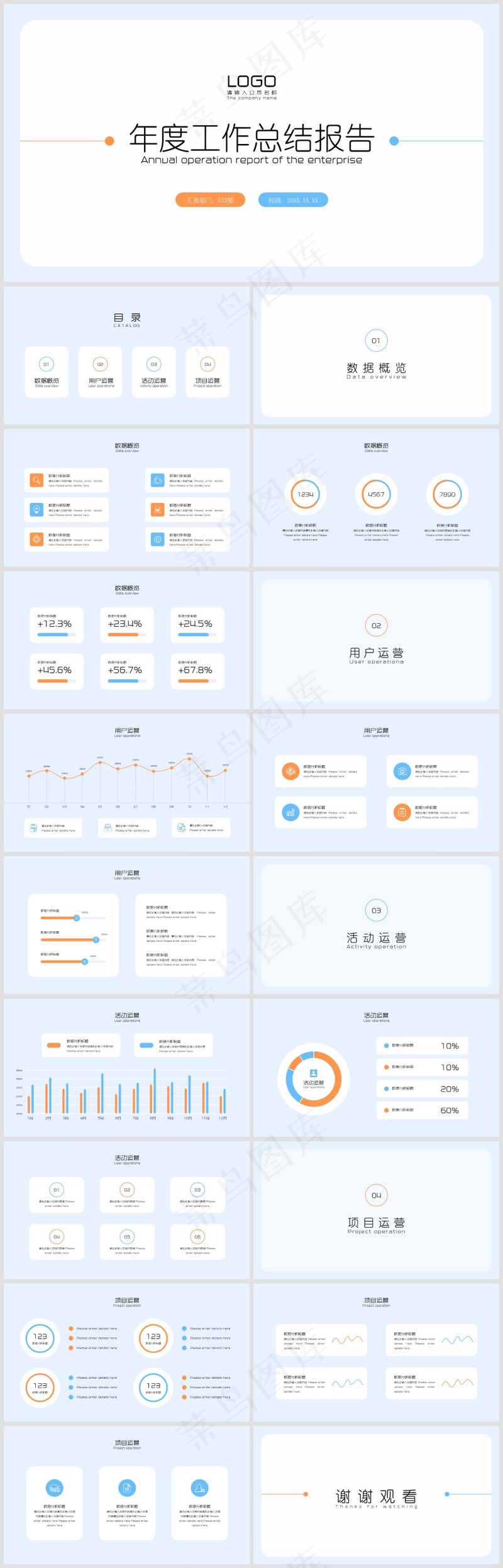 PPT模板丨创意简约丨工作总结丨述职报告丨工作汇报022