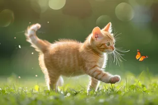 猫咪宠物猫可爱动物摄影图