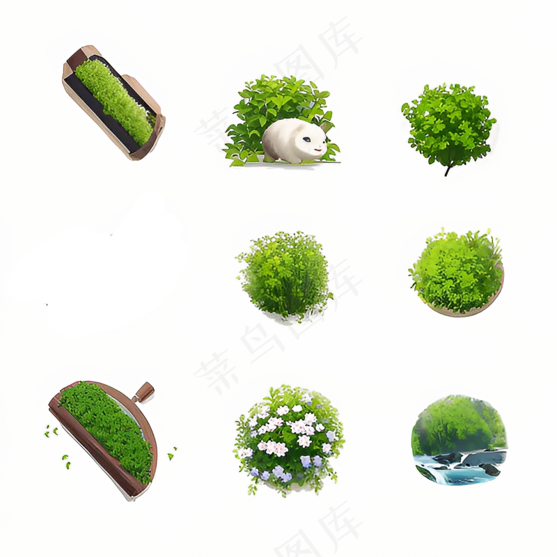 手绘练习小植物花草系列25